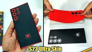 Samsung S23 Ultra Skin | How to apply Back Glass Skin | Gadgetshieldz