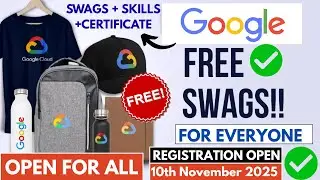 🔴Google 5 days Free Program | Get Free swags | Ai skills | Get certificate 🔥