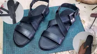 How to make leather sandal