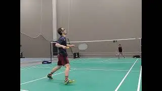 Slice drop is a deadly weapon #badminton