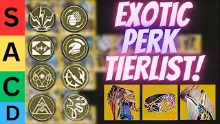 The Definitive Exotic Class Item Perk Tierlist