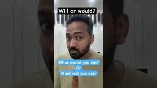 Will or would? #learnenglish #englishgrammar #spokenenglish #englishclasses #englishspeaking