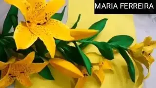 LÍRIO REALISTA EM E.V.A