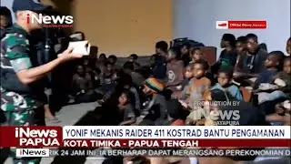 I NEWS PAPUA - YONIF MEKANIS RAIDER 411 KOSTRAD BANTU PENGAMANAN