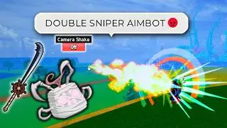 DOUBLE SNIPER with OFF SCREEN SHAKE insane COMBOS ... | Blox fruits PVP