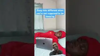 Sleep hit different when you not suppose to be sleeping #funny #memes #relatable #comedy #duet