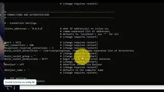 Install database PostgreSQL on CentOS7 by default setting port