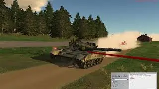 Leopard 2A6 Commander Station, Short Push and Hasty Defense at a Crossroad, Steel Beasts Pro