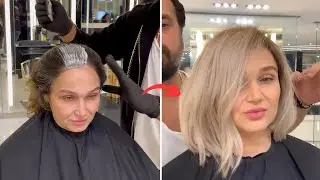 Beautiful transformation by the Hair Master, Mounir!