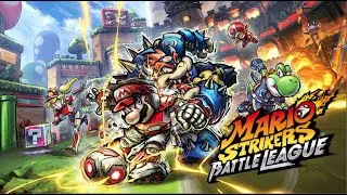 Mario gra w piłkę a ja razem z nim - Mario Strikers Battle League
