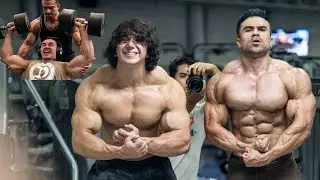 DADDY AIOLI SHOULDER WORKOUT MAKES ME LOOK SMALL | ISMAEL MARTINEZ