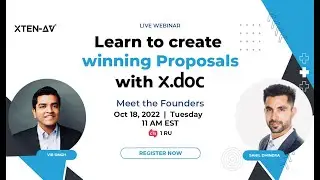 Live Webinar: Create winning Proposals with x.doc