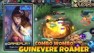 GAMEPLAY GUINEVERE ROAMER | COMBO WOMBO WITH VALE | MOBILE LEGENDS