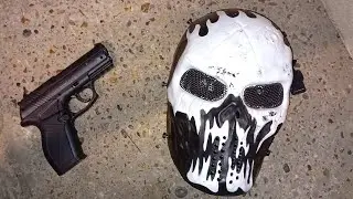 Crosman C11 vs airsoft face mask