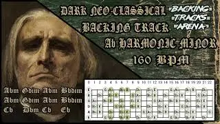Dark Neo-Classical Metal - Backing Track | Ab Harmonic Minor - 160 BPM