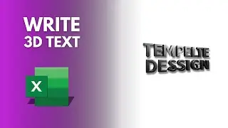 How to Write 3D Text in Microsoft Excel