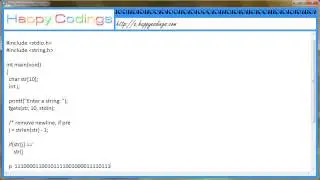 Check string length and set string end c code example