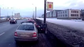 дтп перевернулся мат
