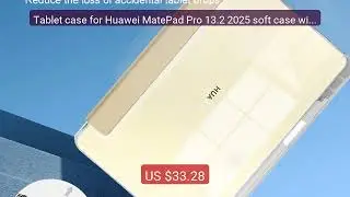 Tablet case for Huawei MatePad Pro 13.2 2025 soft case with... — Top Pick 2026 | Unbeatable Price!