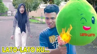 JAHAT !!! Boneka Lato Lato Raksasa Dinda Dibakar Om Ibnu & Om Timbul