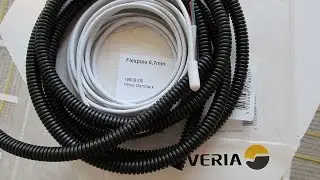 How to insert a floor temperature sensor into a 10 mm corrugated tube from DEVImat