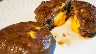 육즙가득 치즈 품은 체다치즈 떡갈비 만들기