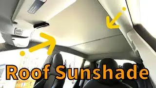 Roof Sunshade Install | Tesla Model Y