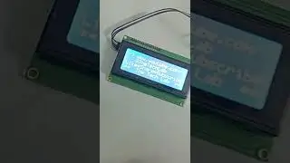 Arduino with 20×4 lcd display #electronicscreators #collageproject #pcb #soldering #arduino