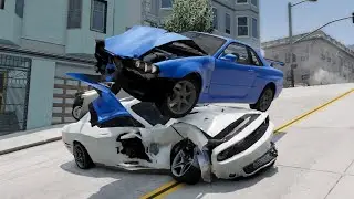Realistic City Car Crashes - BeamNG.Drive