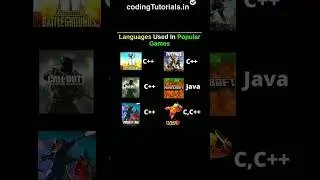 Language used in popular games | 