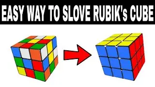 EASY WAY TO SLOVE RUBIK'S CUBE || SIGINAM SISTERS || #rubikscube