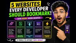 5 Useful Websites Every Web Developer Should Bookmark in 2026 🔥
