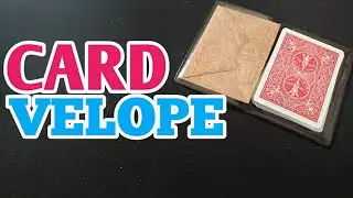 CardVelope - Selected Card appears in Envelope -The Magic Corner Performance Card Trick.