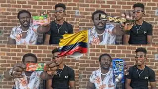 Caribbean People Try Colombian Snacks!