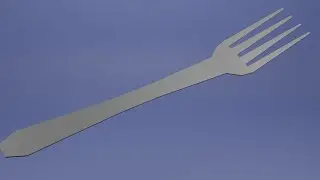 Modeling a Low Poly Fork in Blender