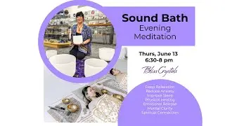 Relax and enjoy this Sound Bath Preview with Jillian 🙏🏼💗🔊🔔