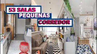 SALAS PEQUENAS CORREDOR 53 IDEIAS LINDAS