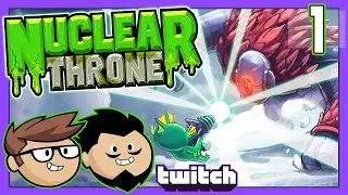 Nuclear Throne Let's Play: Team Rage Wasteland - PART 1 - TenMoreMinutes Twitch VOD