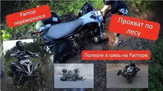 Полезли в грязь на Рапторе и Юфе и застряли в лесу