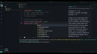 How to hide text into video using Python
