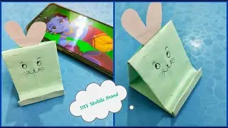 DIY Mobile Stand | Origami Phone Holder | Easy Phone Stand From Paper | How to Make Mobile Stand