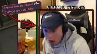 Closet Cheating Twitch Streamer Gets Stream Sniped and Rages