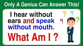 ONLY A GENIUS CAN ANSWER THESE 10 TRICKY RIDDLES | Riddle Quiz-part 08 | 360 Thinking
