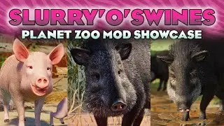 🐽 A SLURRY OF SWINES! | Planet Zoo Mod Showcase
