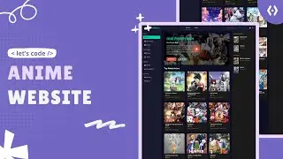 Build an Anime Streaming Website | HTML CSS JavaScript Project for Beginners 2025