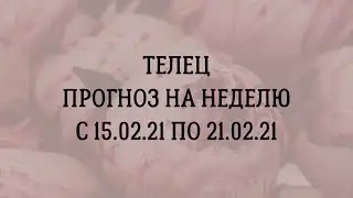 Телец ♉️ прогноз на неделю