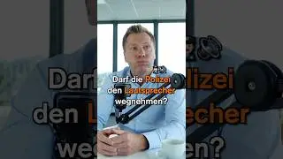 Darf die Polizei dir den Lautsprecher wegnehmen? 🚨🔊