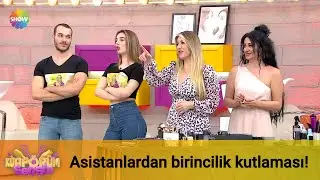 Özlem'in asistanlarından birincilik kutlaması!