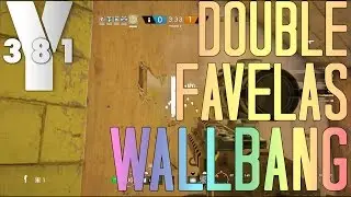 TWO Wallbangs On Favelas | Rainbow Six Seige Highlights