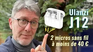 Ulanzi J12 : 2 micros sans fil pour 40€